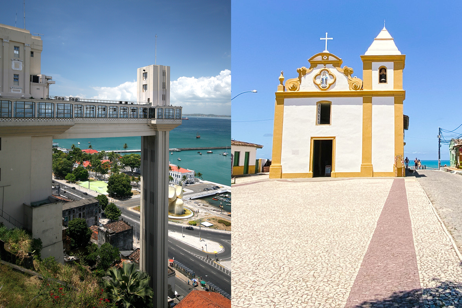 Cidades baianas estão entre as mais procuradas para feriadão de Semana Santa - Montagem: Gira BA Imagem de destaque da notícia